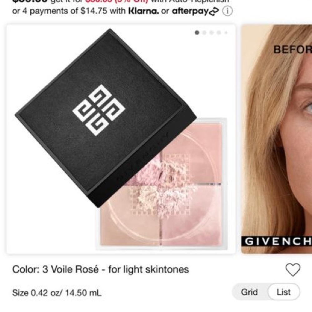 Givenchy prisms loose setting powder